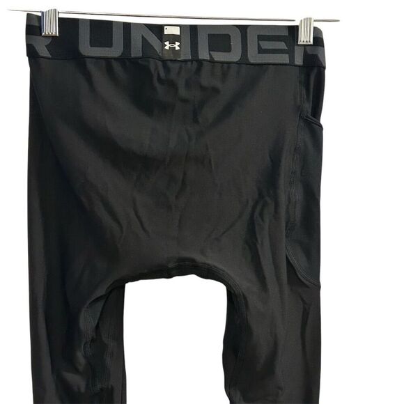 Under Armour Men's HeatGear Compression Leggings Black Size M - Picture 2 of 11